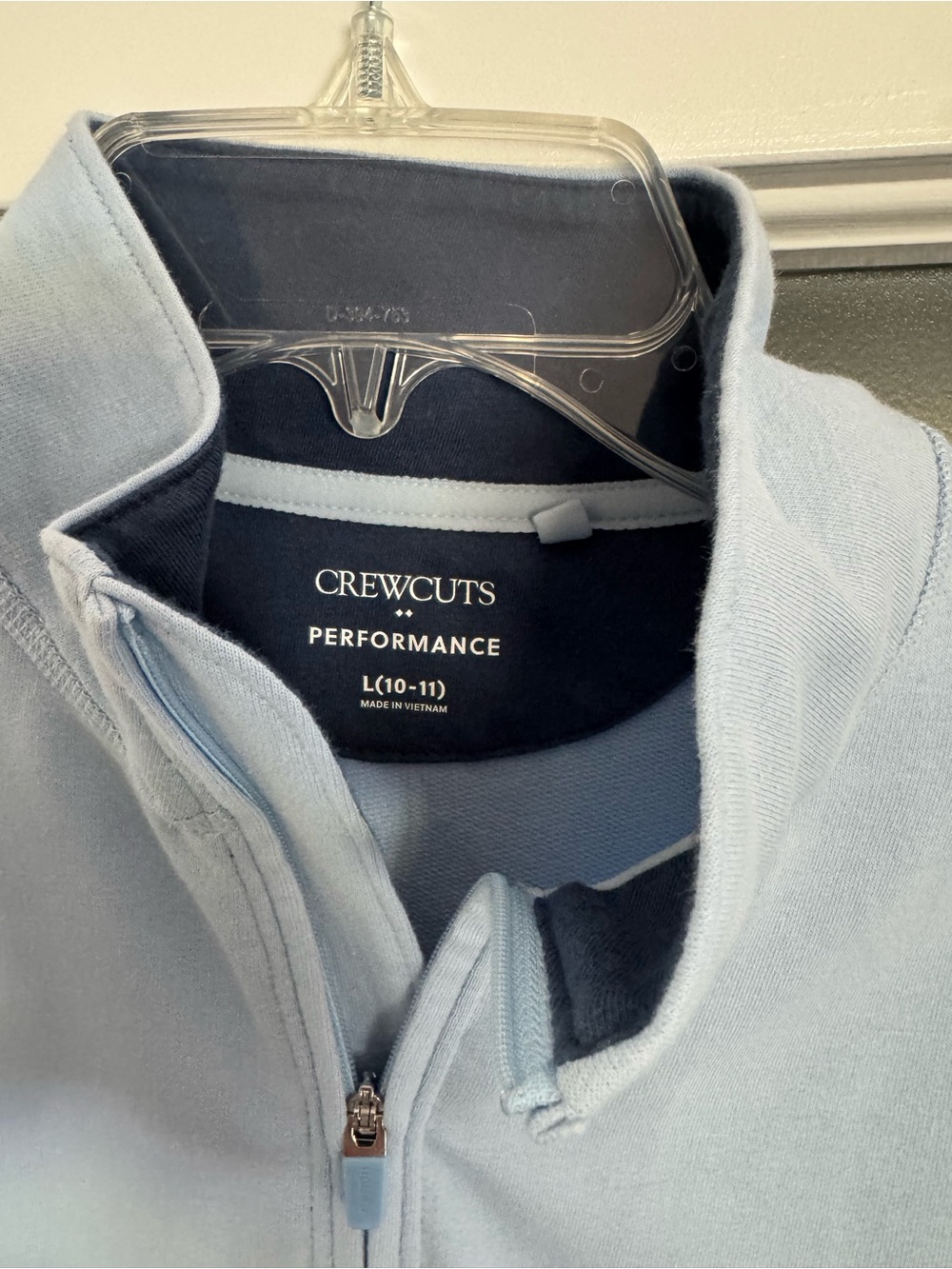Crewcuts Light Blue Performance Quarter-Zip - Picture 2 of 2